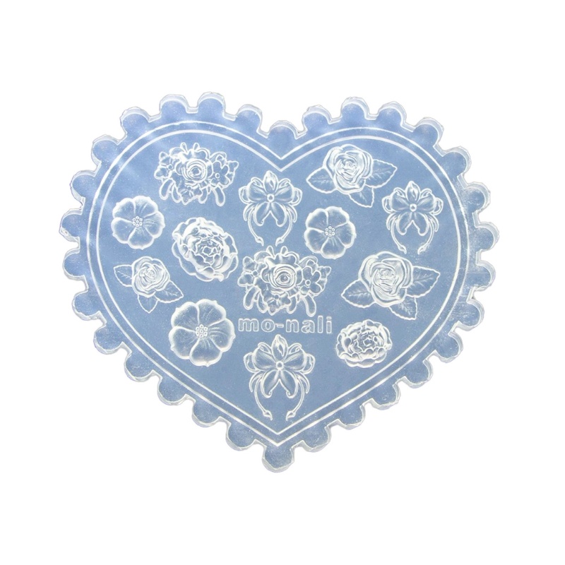 Siy Cetakan Silikon Kombinasi Bentuk Rantai Mutiarabunga 3D Untuk Dekorasi Nail Art