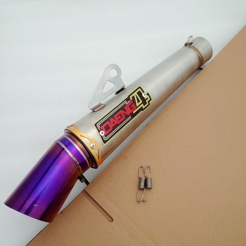 Silencer/Silincer Daeng sai4/Silencer Daeng4 Untuk Semua Motor/Silincer knalpot racing