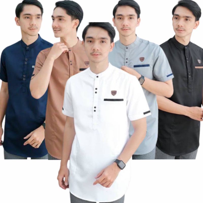 baju koko dan sarung setelan sarung dan koko SARKO lengan pendak dewasa