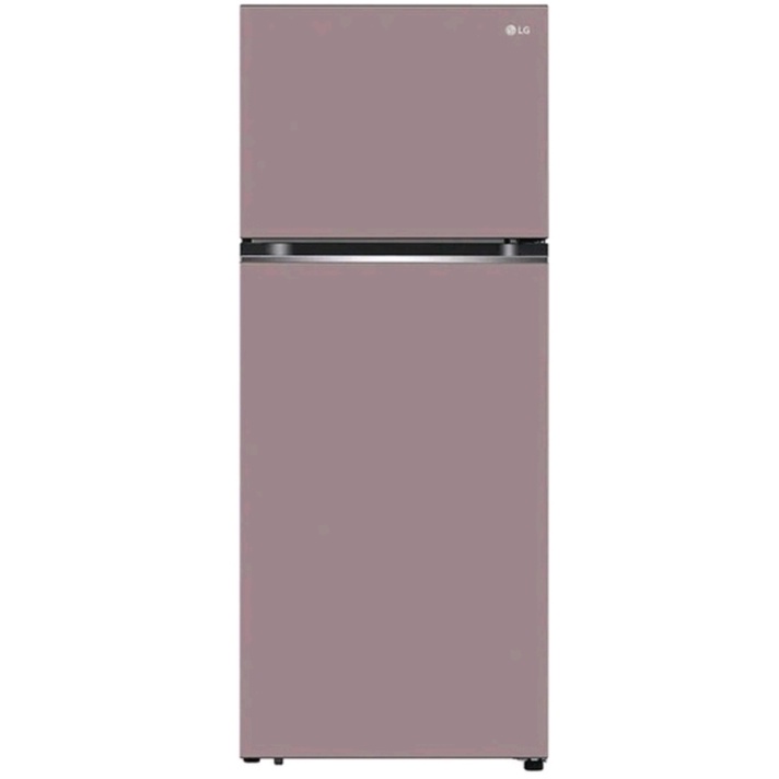 KULKAS MACARON LG 2 PINTU WARNA CLAY PINK TYPE GNB 392 PQGP