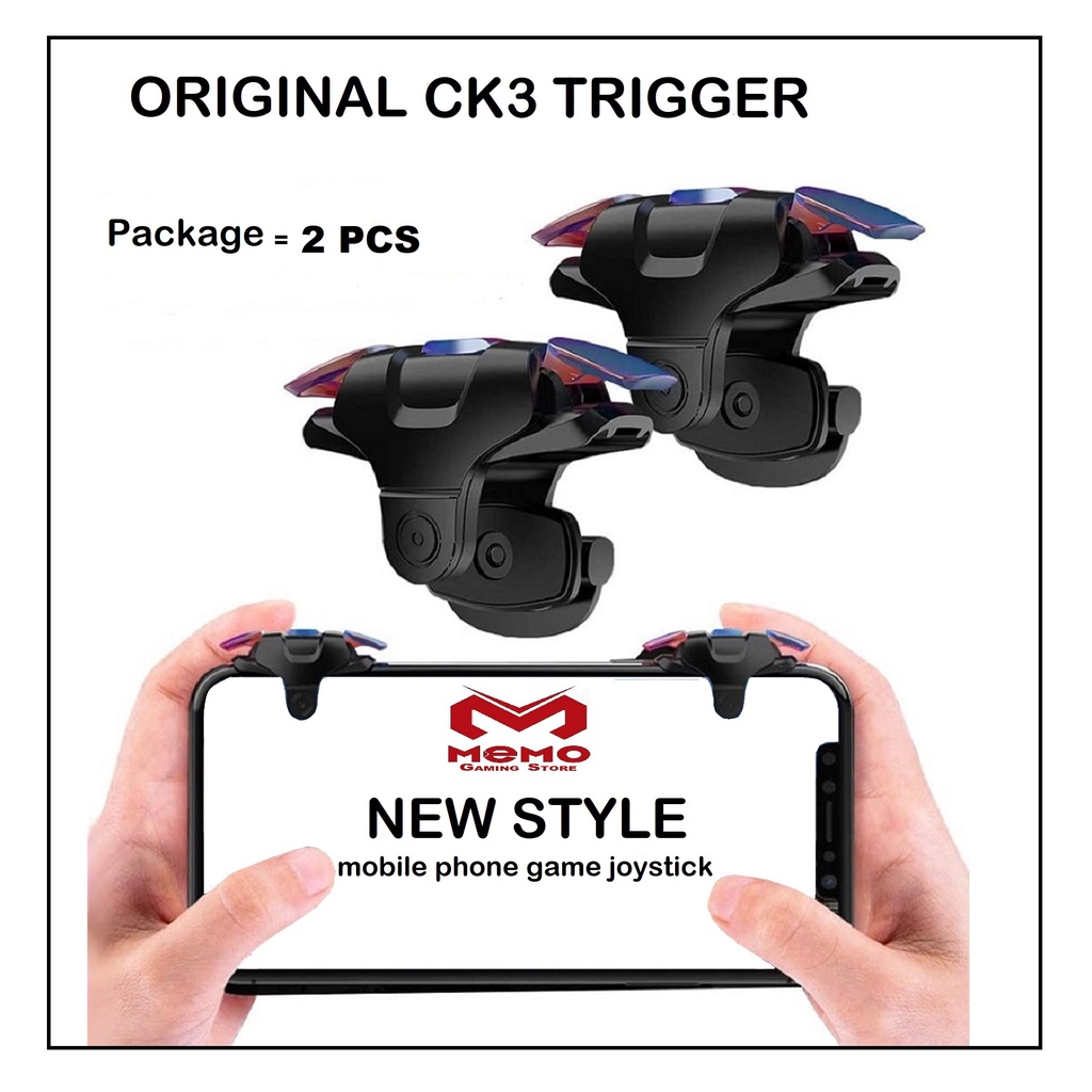 CK3 joystick Adjustable Controller L1 R1 Fire Button Shooter Aim PUBG FF CODM Original GOFOYO