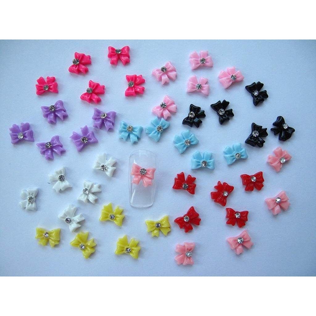 DEKORASI SLIME / CLAY / NAIL ART MIGNON BUTTERFLY BOWKNOT HIASAN KUKU