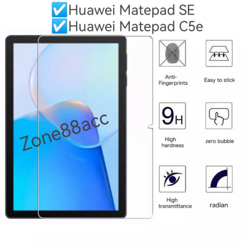 Tempered glass Huawei Matepad SE C5e Antigores Screen Guard protector TG Bening Kaca Pelindung Layar tablet tab