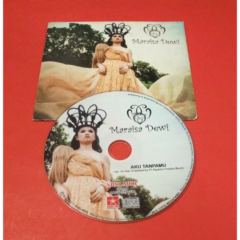 kaset cd musik sengel promo radio Maraisa Dewi / Aku Tanpamu