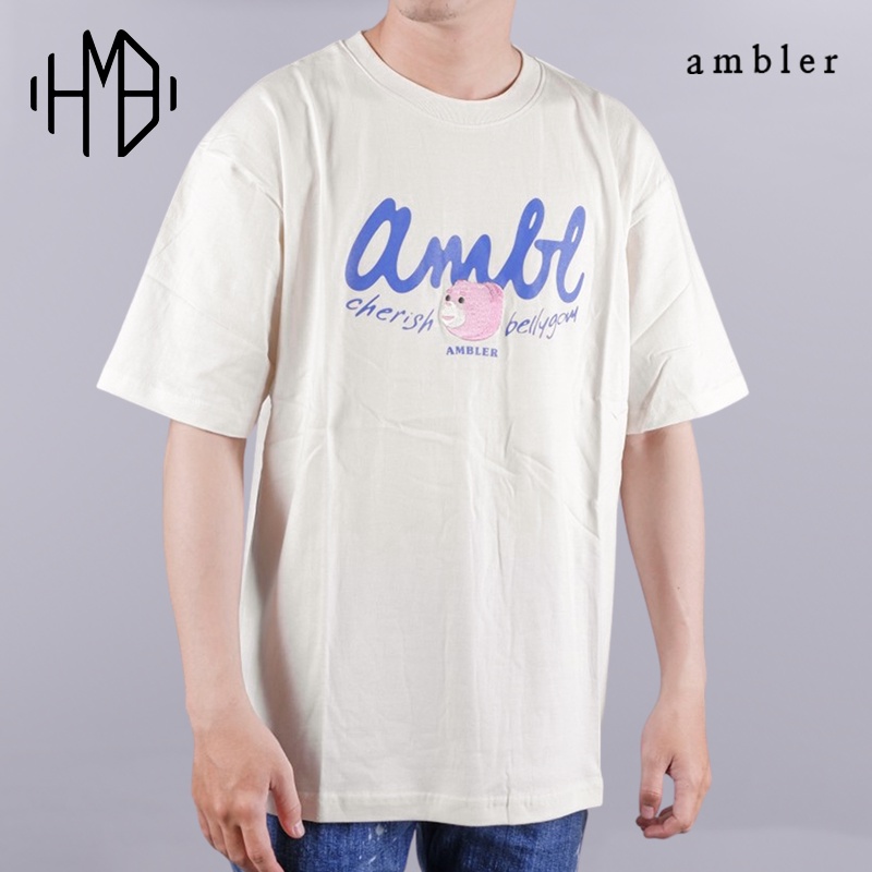 Ambler x Bellygom Cherish Belly Oversized Tee Cream