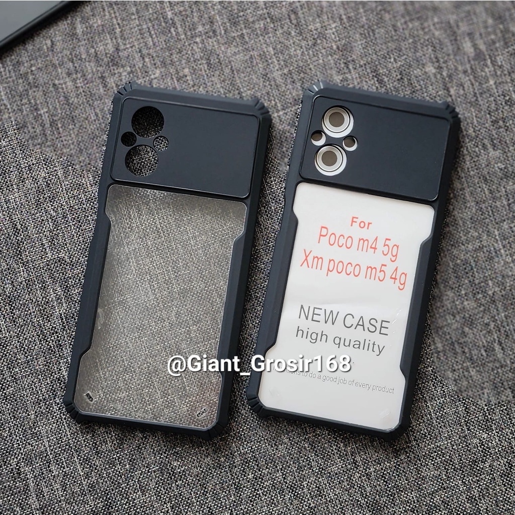POCO M5 POCO M5S CASE ARMOR FUSION SHOCKPROOF TRANSPARENT CASE POCO M5 POCO M5S
