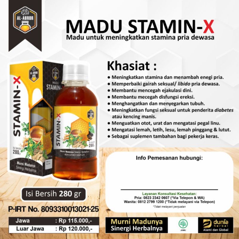 

MADU STAMINA-X