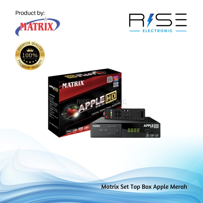 Tv Box Matrix Apple Merah Set Top Box Digital Tv