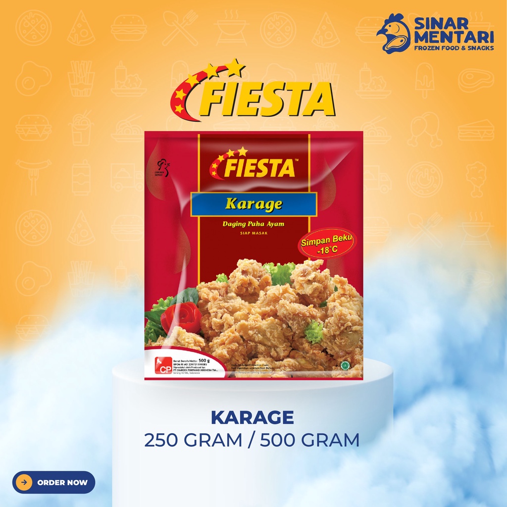 

Fiesta karage 225 gram 400 gram