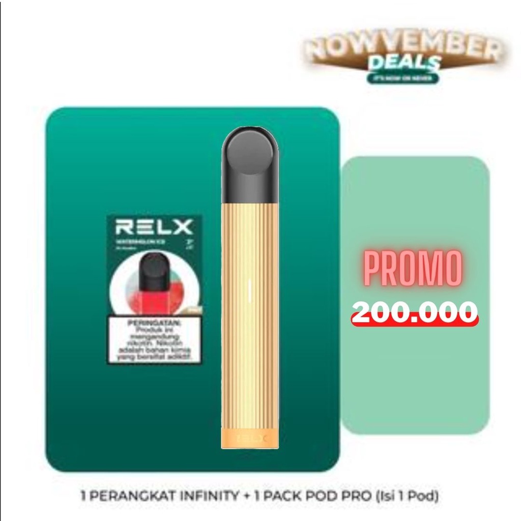 RELX Bundle Essential Gold Spark &amp; Pod