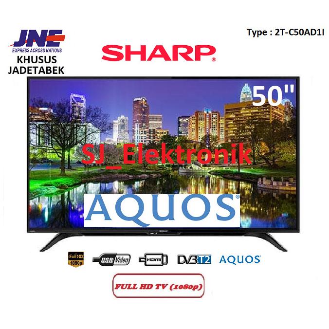 LED TV Sharp 50 Inch 2T-C50AD1I - 50AD1 FullHD DVB-T2 HDMI USBMovie