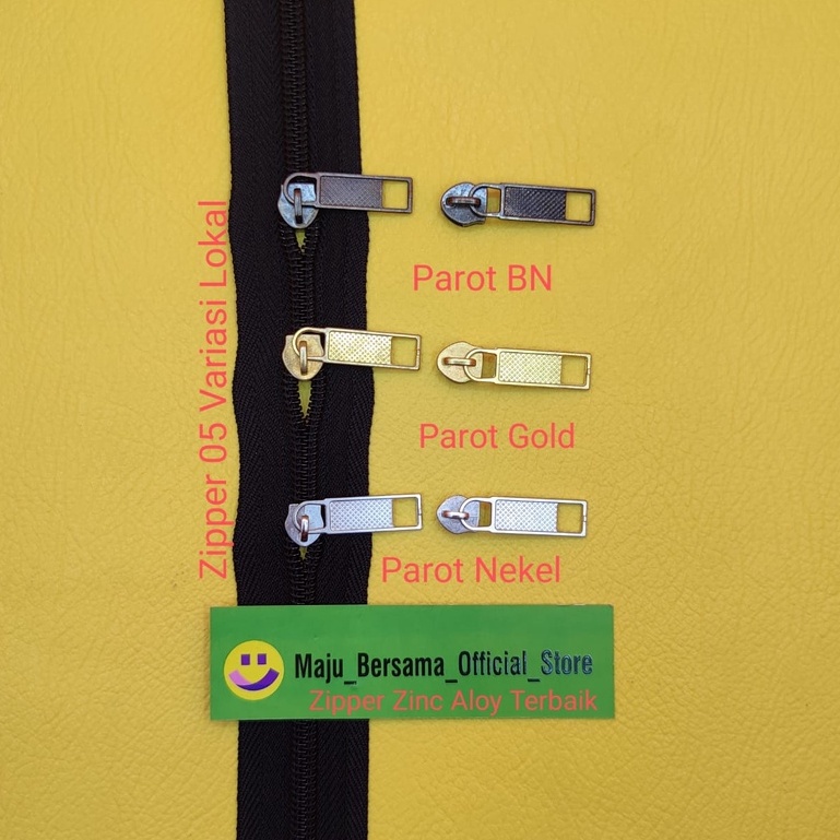 Zipper Zinc Aloy - Kp.Resleting No.05 Variasi 002 ( Import &amp; Lokal ) SK1