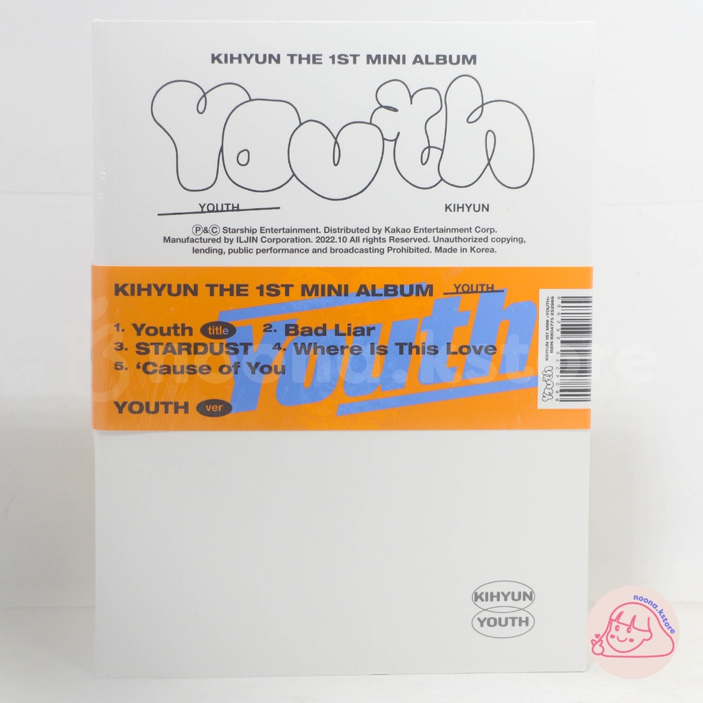[PO] KIHYUN MONSTA X The 1st Mini Album - YOUTH | KIHYUN YOUTH PHOTOBOOK | KIHYUN YOUTH JEWEL