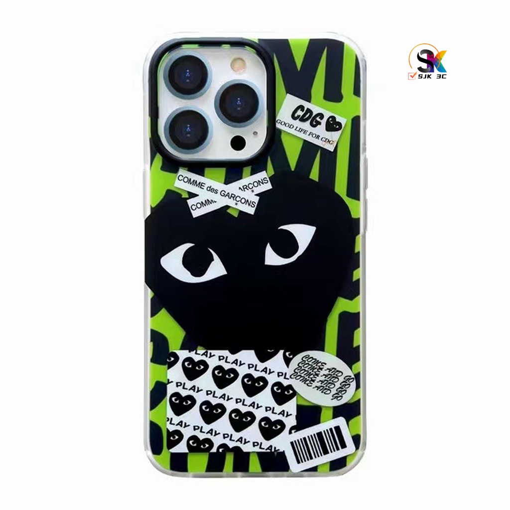 New - Chaopai Love IMD anti fingerprint skin feeling Fashion CDG Love case For iPhone 14 13 12 Pro Max Ready CASE