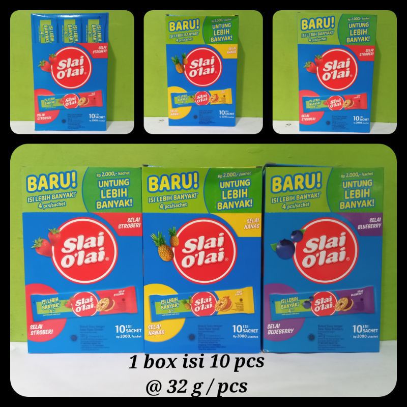 

Slai O'lai Besar - Roma Biskuit Selai Varian Rasa 1 Box