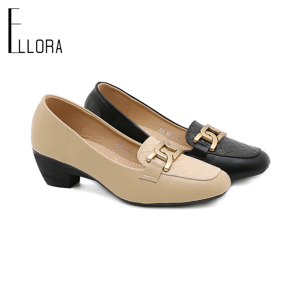 ELLORA EG-3340 Sepatu Kerja Wanita Pantofel 4cm