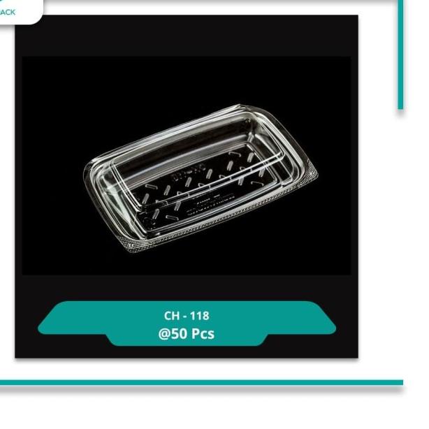 

Virtuspack/ Mika Kue / Mika Sushi / Mika Plastik / CH-118 /50 pcs