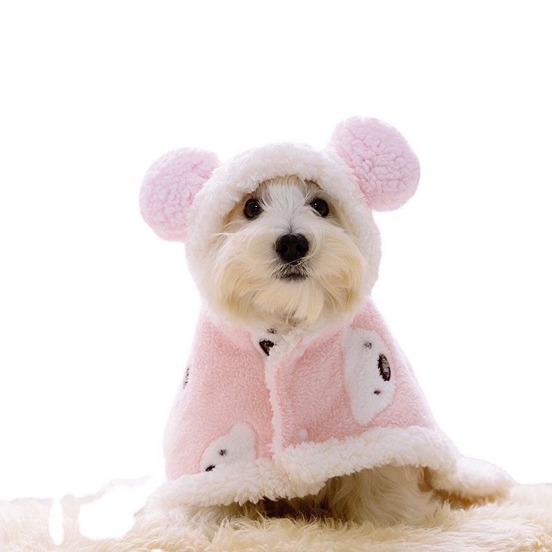 Miko bear korea cloak blanket for pet