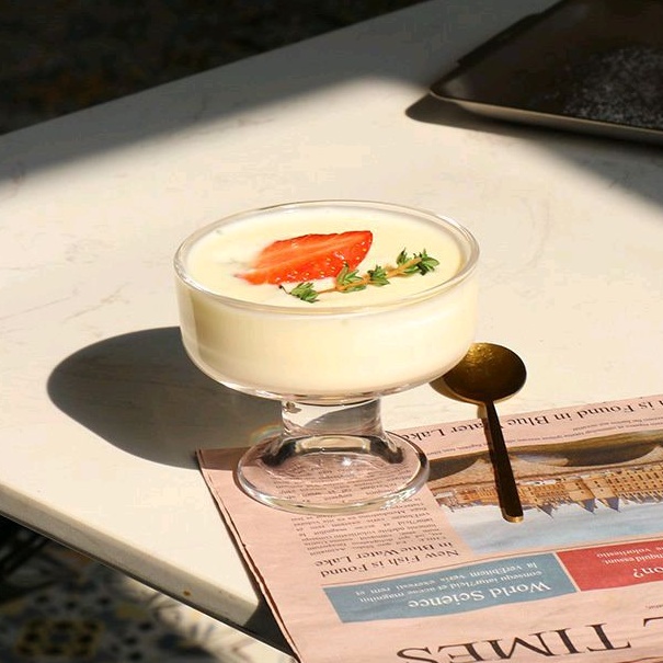 Gelas ice crem mangkok puding gelas puding es krim gelas ceper mug kedaung icecream puding sereal ma