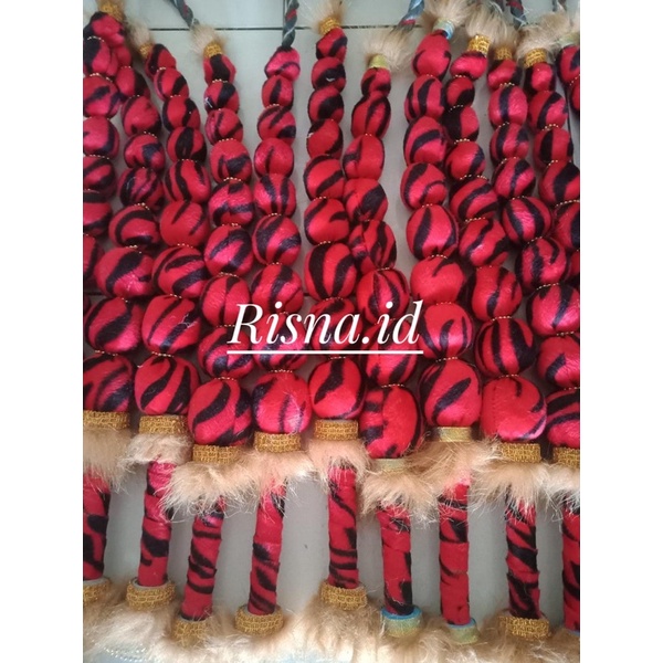 (BISA COD)Cambuk Pecut Model Merah Kuda Lumping Jaranan Cambuk Bopo dll Baru Foto Asli