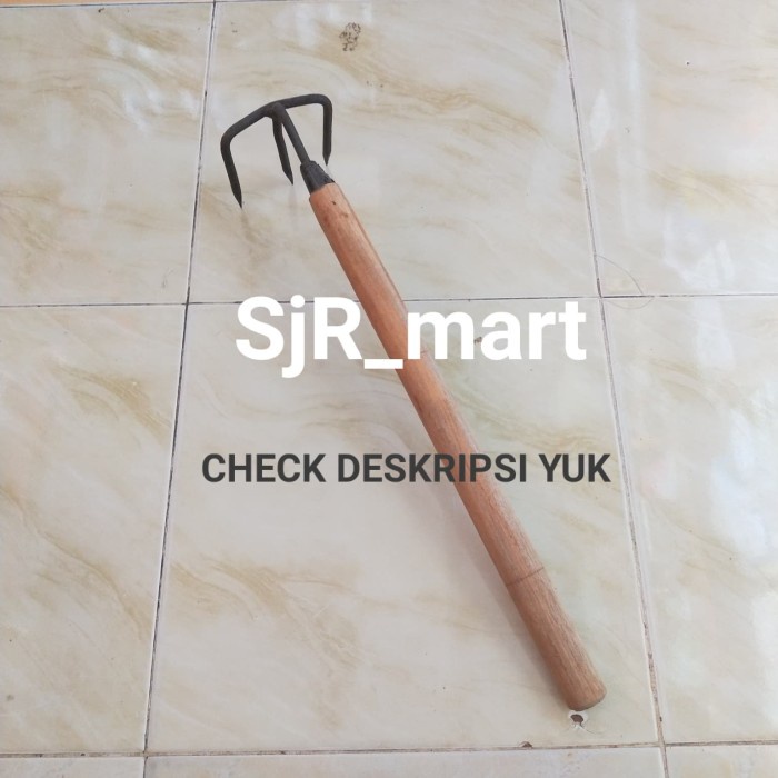 Cangkul Garukan Sampah Kecil Garukan Got / Garpu Sampah Garukan Tanah