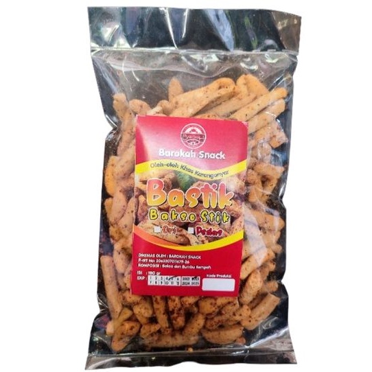 

Barokah Basreng Bakso Goreng Stik Pedas Daun Jeruk 200 Gram