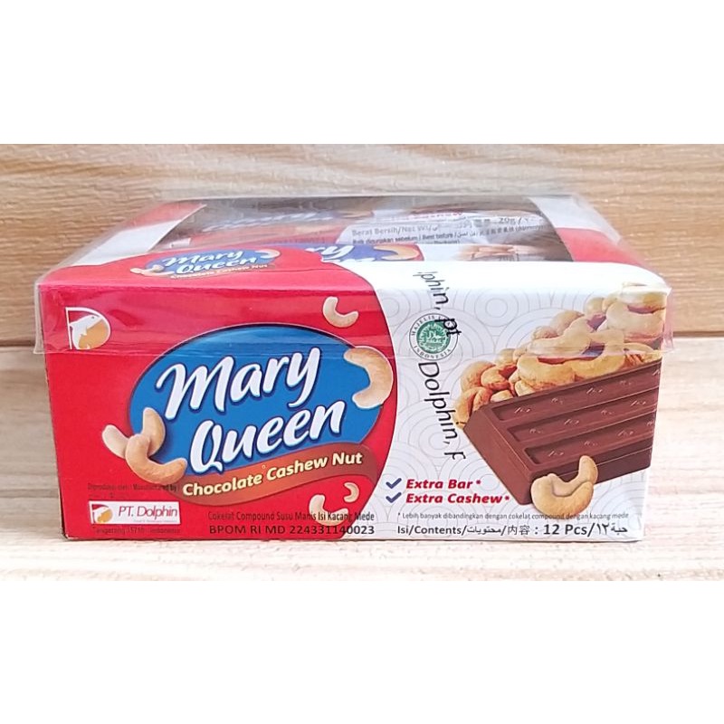 ✔MURAH Coklat Mede Mary Queen @20gr 1box isi 12pcs / Coklat Kacang Mede