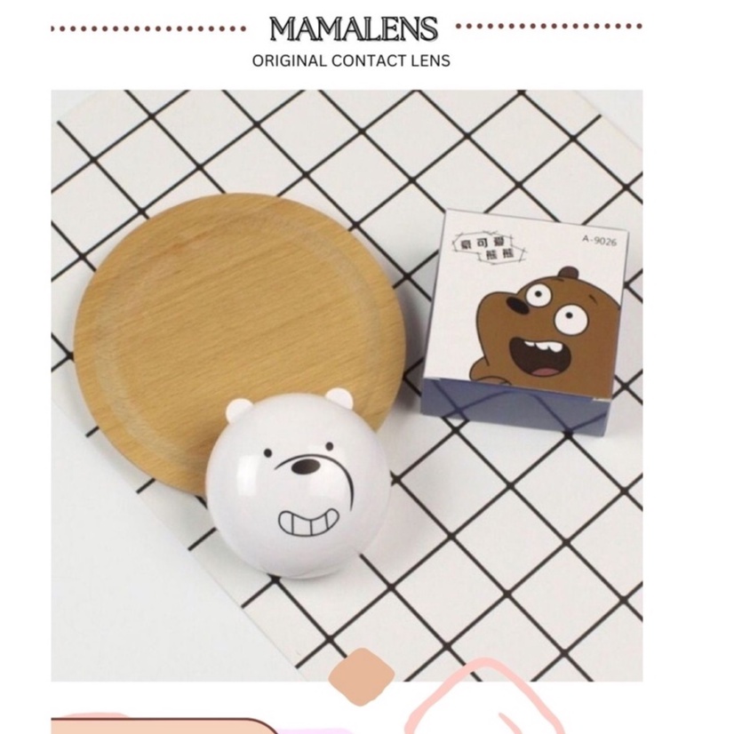 Tempat Softlens Karakter Besar Motif Bare Bears - MAMALENS