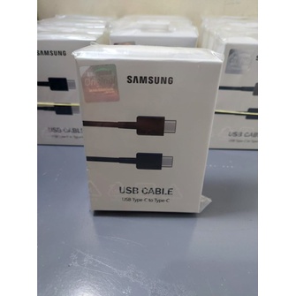 30 HARI GARANSI - KABEL DATA SAMSUNG TYPE C TO TYPE C SUPER FAST CHARGING ORIGINAL  100% A70 A71 A80 A81 NOTE 10