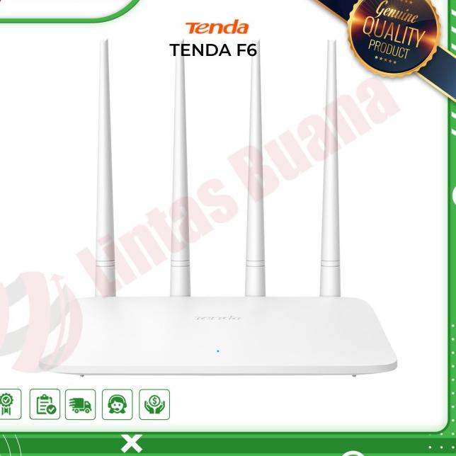 TENDA F6 Wireless N300 Router Tenda F6 Easy Setup Router 4 antena