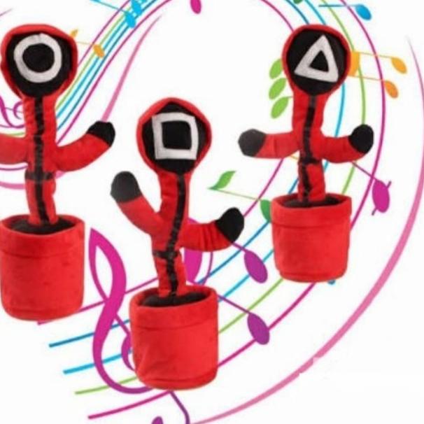 BONEKA KAKTUS GOYANG MENARI LED /BONEKA KAKTUS BICARA /DANCING CACTUS - Boneka Kaktus