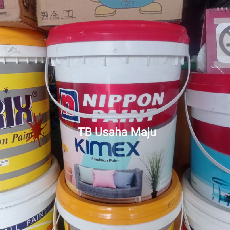 KIMEX Nippon Paint Cat Tembok Dinding Air Plafon Interior Exterior 20 Kg