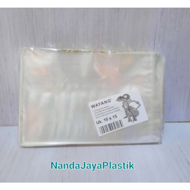 PLASTIK BENING PP UKURAN 10x15 Cm