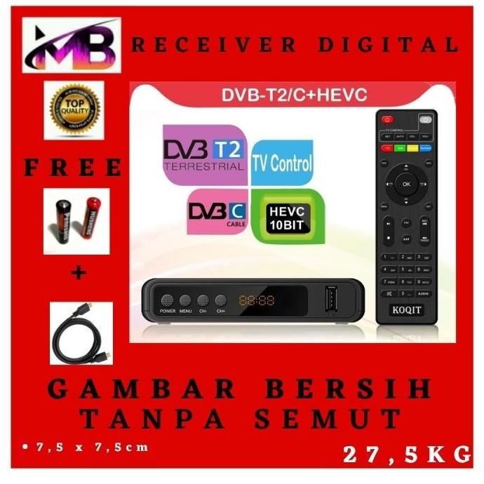 STB Digital / Receiver tv digital receiver digital tv set top box DVB-t2 Teresterial Non COD