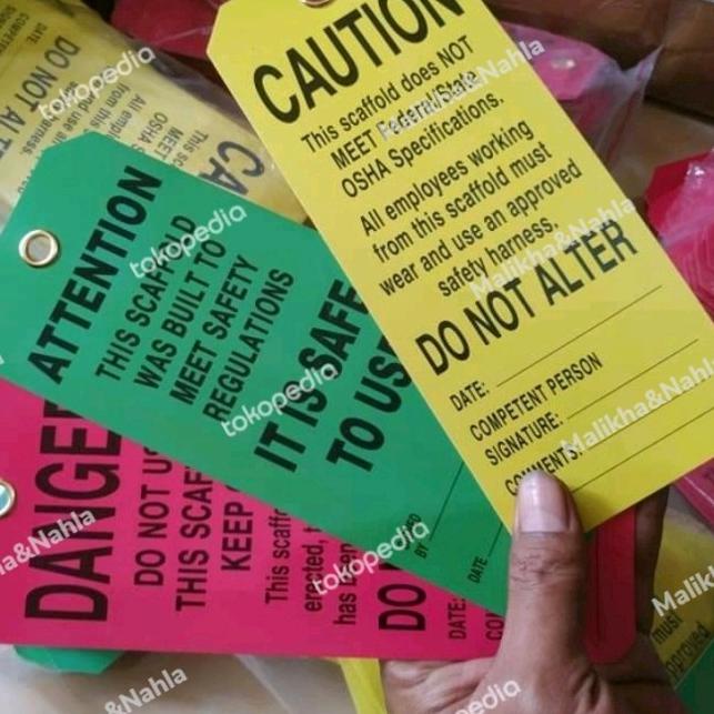 

Why are Scaffolding Safety Tags Important - Kuning