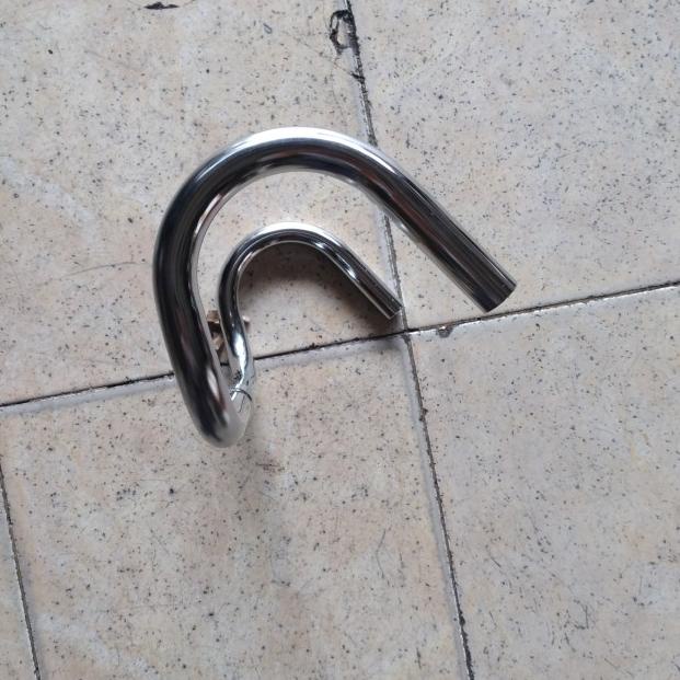 stang sepeda balap dropbar crome - 440mm