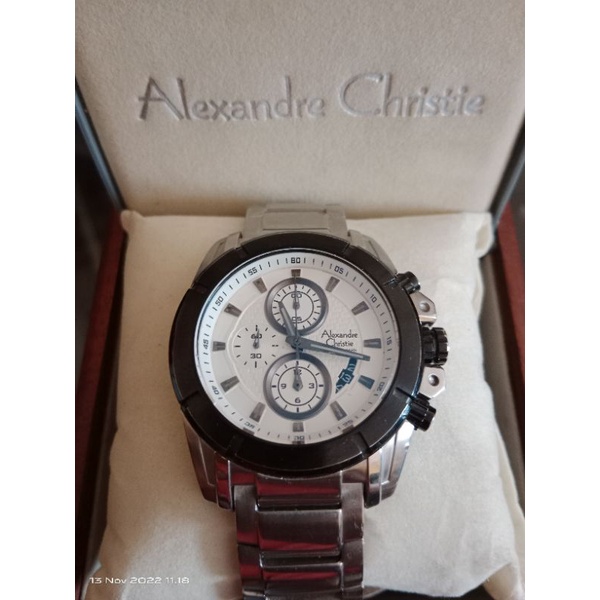 jam tangan Alexandre Christie 6226 preloved second