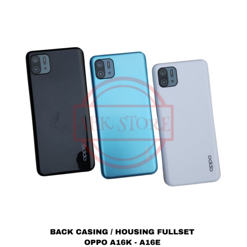 HOUSING OPPO A16K - A16E BACK CASING - KESING - BACKDOOR FULLSET