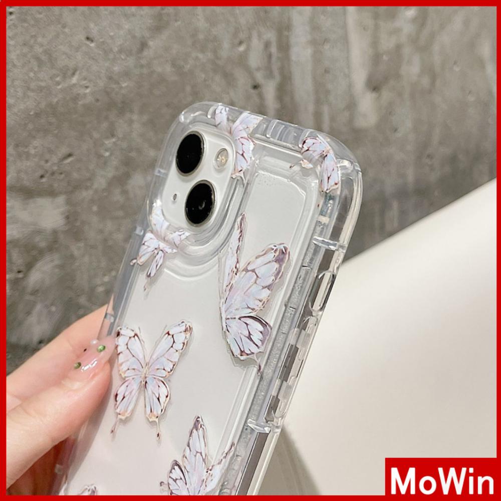 For iPhone 14 Pro Max iPhone Case Thickened TPU Soft Case Clear Case Airbag Shockproof Fantasy Butterfly Compatible with For iPhone 13 Pro Max 12 Pro Max 11 Pro Max 7plus XR xs max
