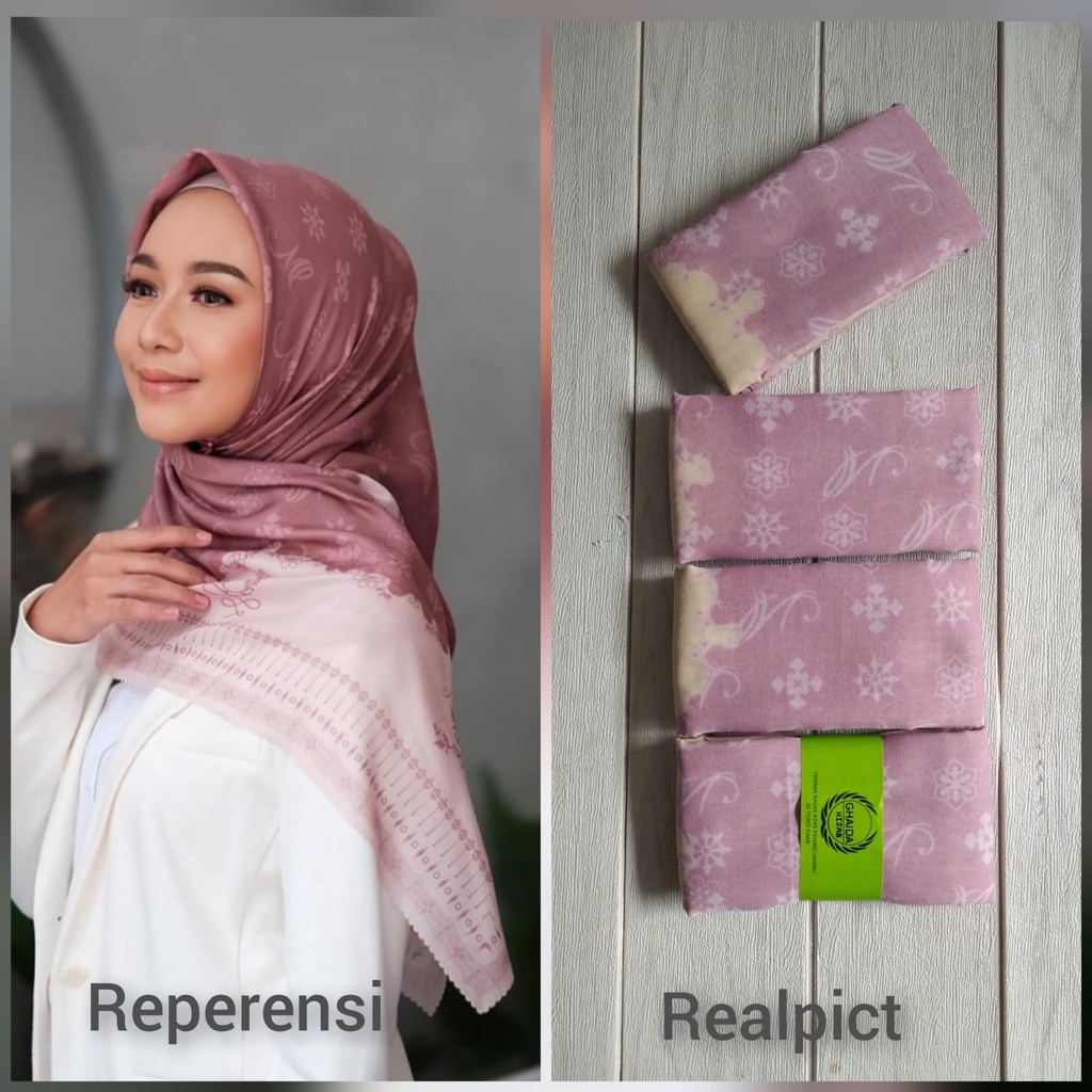 Kerudung Segi Empat Motif Voal Premium Scrafs Terbaru 2022