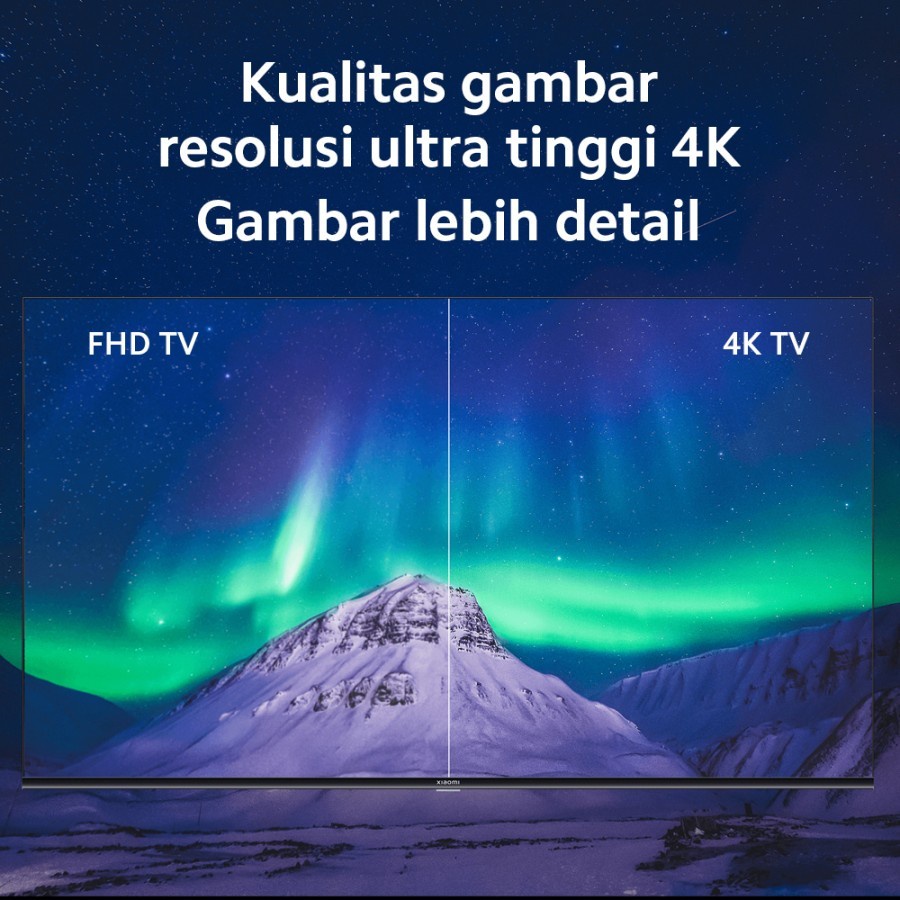 [PACKING KAYU] Xiaomi Mi TV A2 55 inch Android TV Garansi Resmi - Packing Kayu, 55 Inch