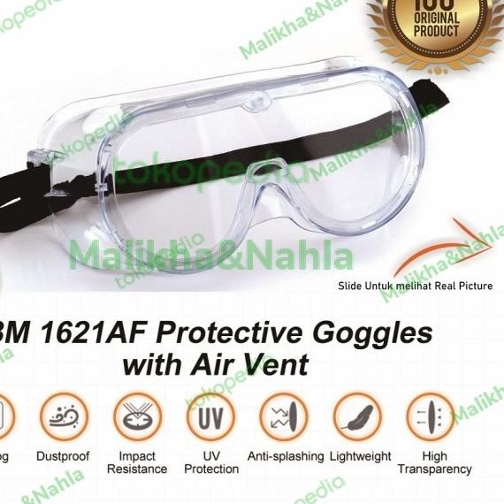 3M Safety Goggle 1621 AF - 1621AF