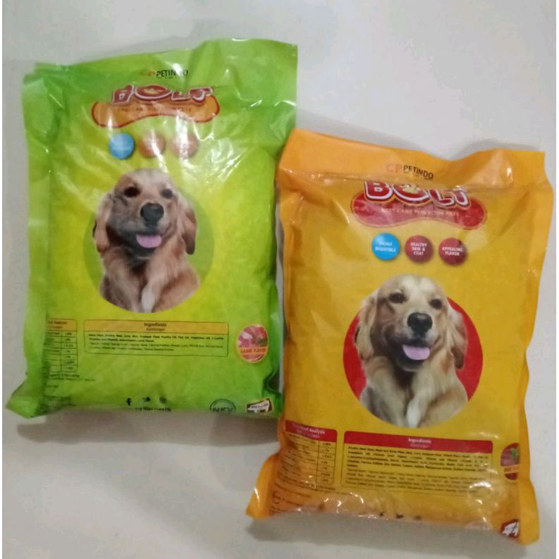 Makanan anjing dewasa promo repack 1kg all varian | bolt dogfood promo