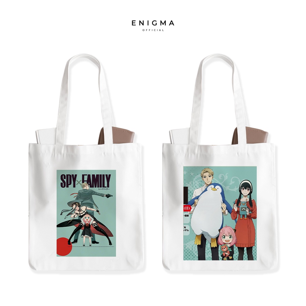 TERBARU TOTEBAG KANVAS ANIME SPY FAMILY TAS WANITA AESTHETIC ORIGINAL ENIGMA