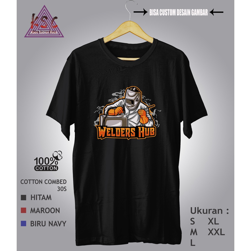Kaos Baju Pria Tukang Las Welder Terbaru Termurah Kaos Pria Dewasa Kekinian Kaos Oblong Kaos Distro 