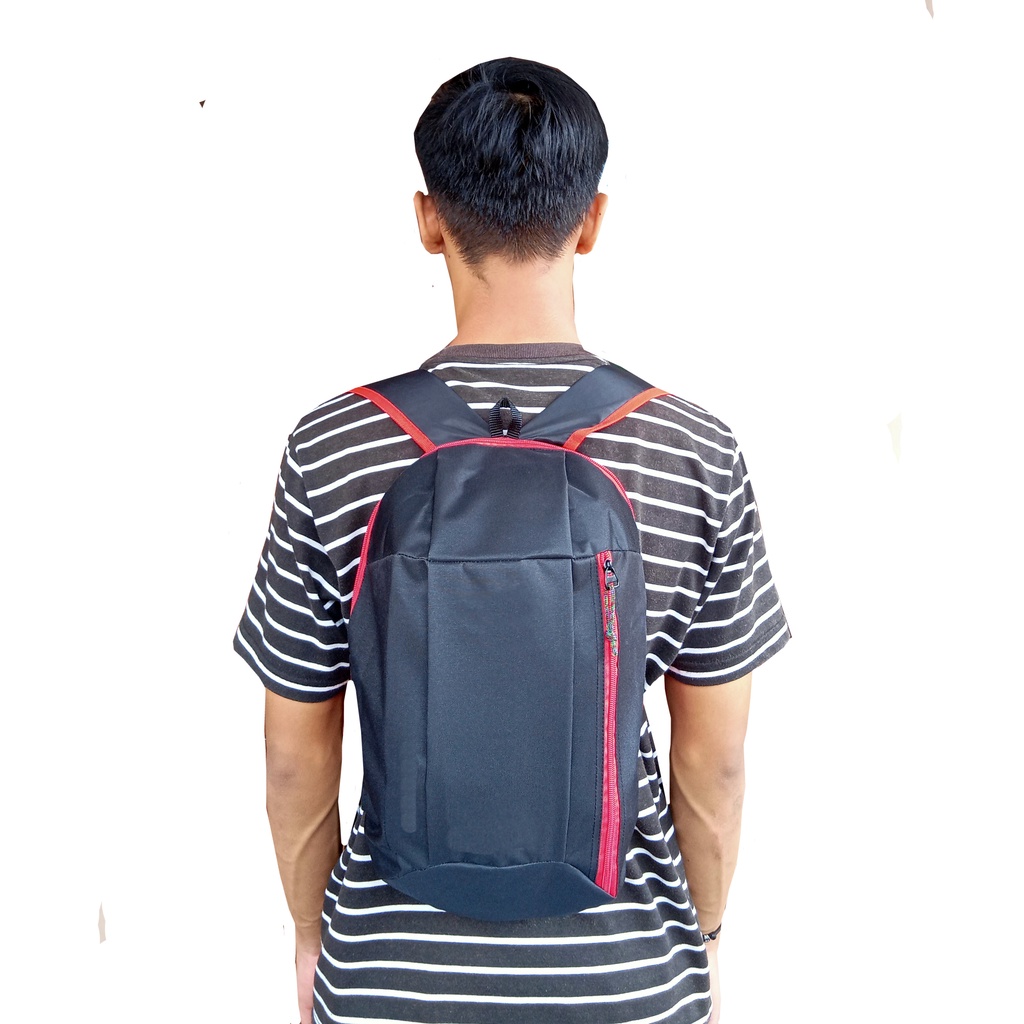 TAS RANSEL HITAM POLOS / TAS RANSEL POLOS