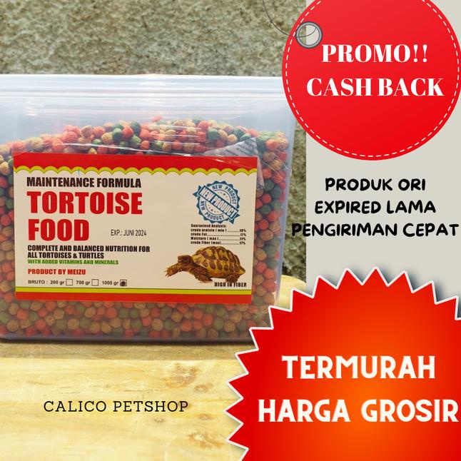 PROMO MEIZU PELET KURA / MAKANAN TORTO / SULCATA MURAH 1 Kg