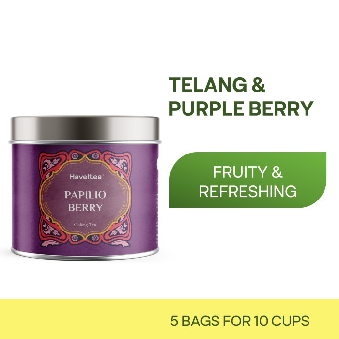 

BAYAR DITEMPAT PAPILIO BERRY Mini Tin Haveltea Fruit Tea Berries Blackcurrant /TEH DIET/TEH