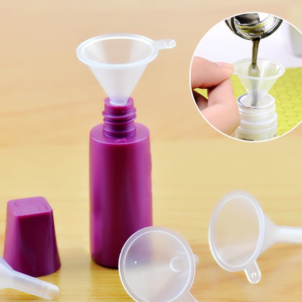 【10 pcs/set】Corong Parfum Oil serbaguna/Corong Mini Plastik/Small Funnels/Corong Parfume Oil Essential