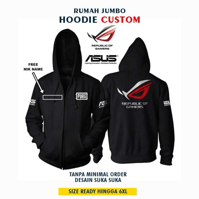 JAKET GAMING CUSTOM (M-6XL)